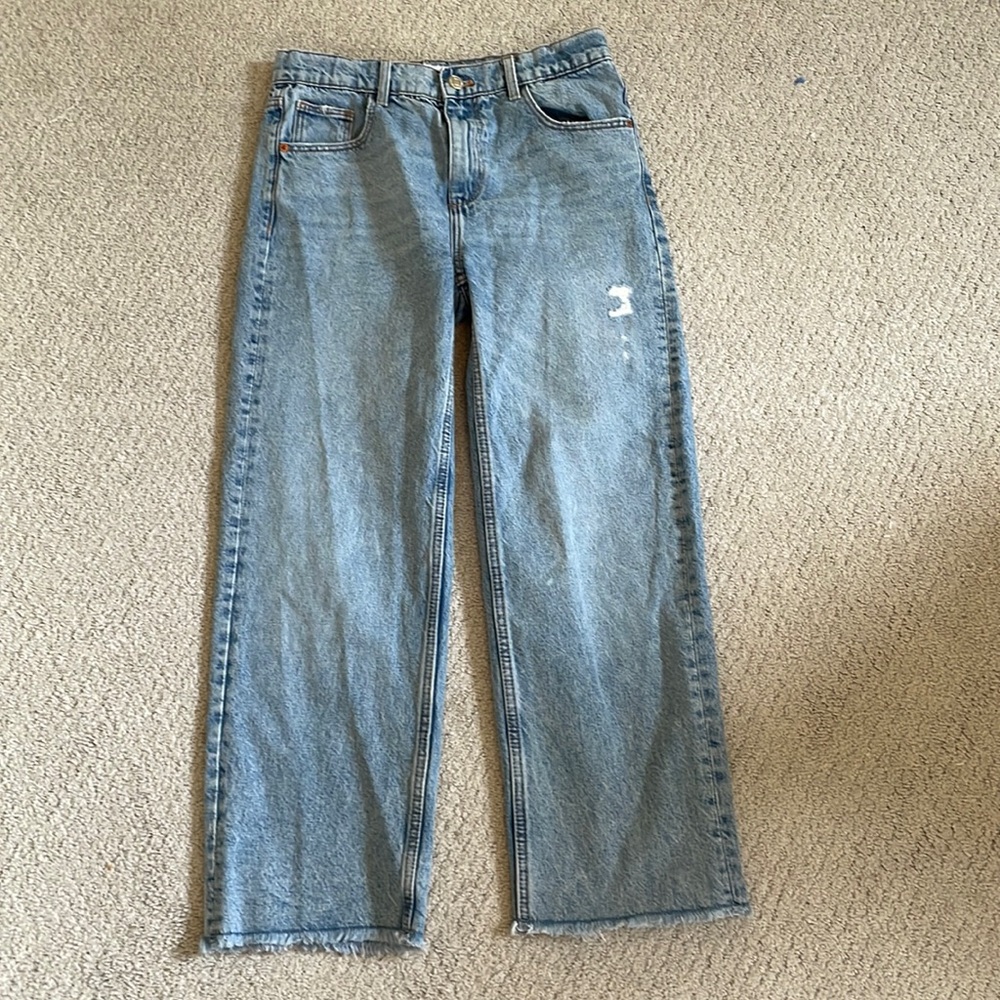 Zara girls straight leg jeans